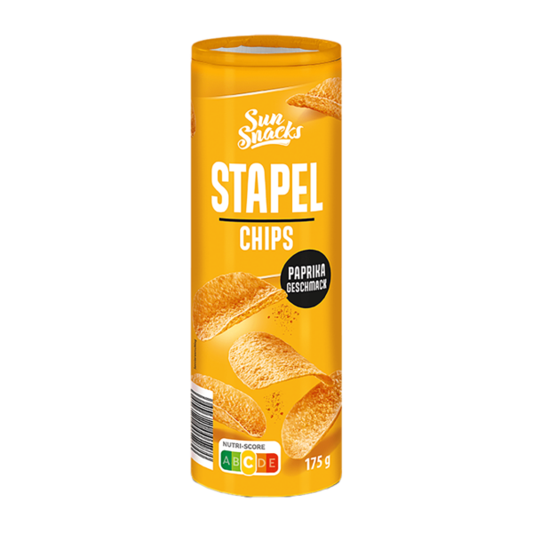 Sun Snacks Stapelchips Paprika Geschmack